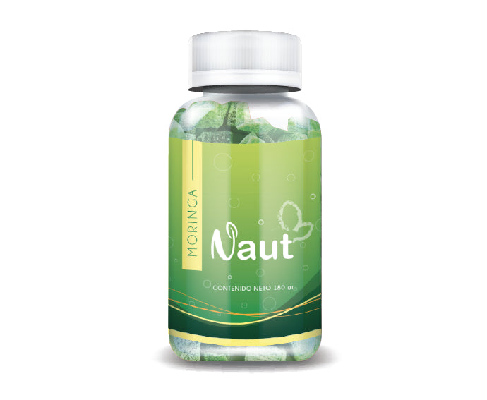 NAUT®  | Gomitas de moringa sabor a manzana verde